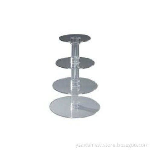 Grocery Acrylic Display Stands , Sturdy Cupcake / Dessert T
